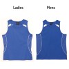 Royal White Teammate Singlets